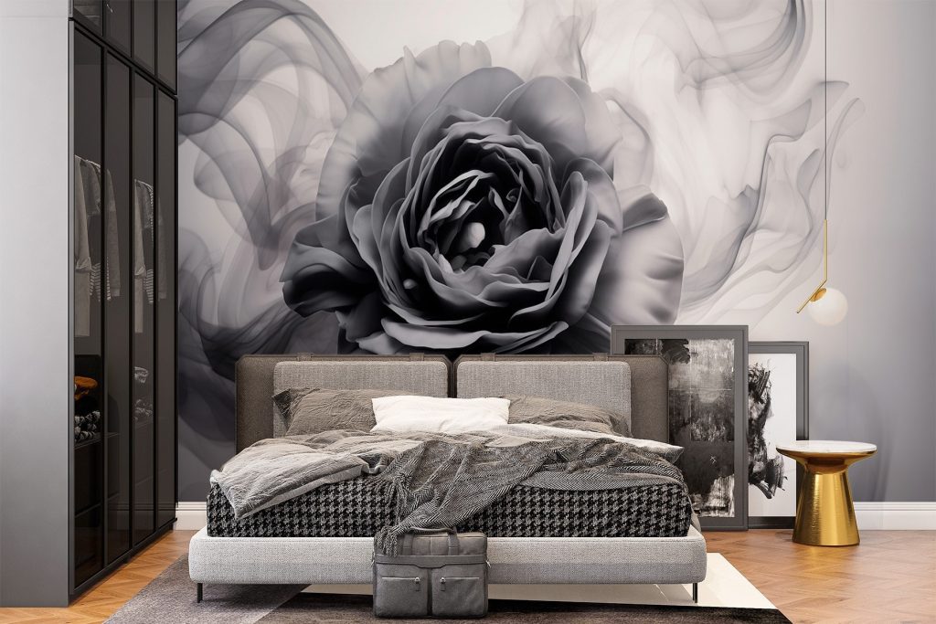Rose monochrome — intérieur 3