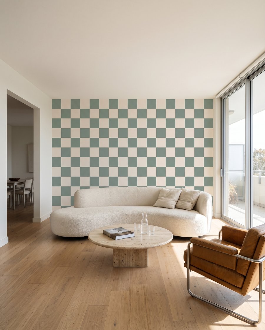 Damier contrasté — intérieur 2