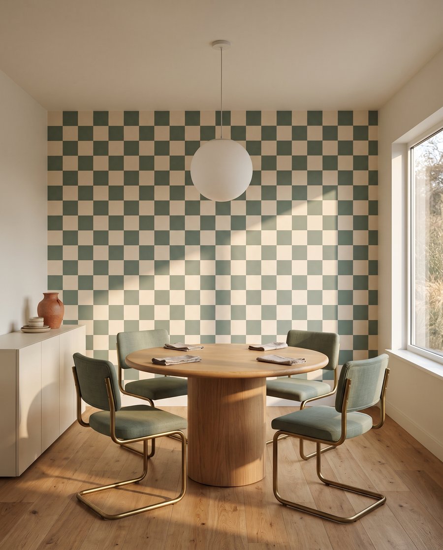 Damier contrasté — intérieur 3