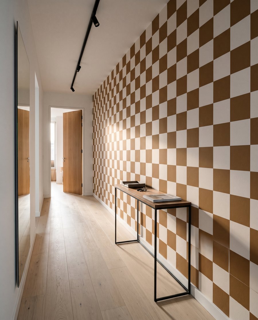 Damier contrasté — intérieur 4