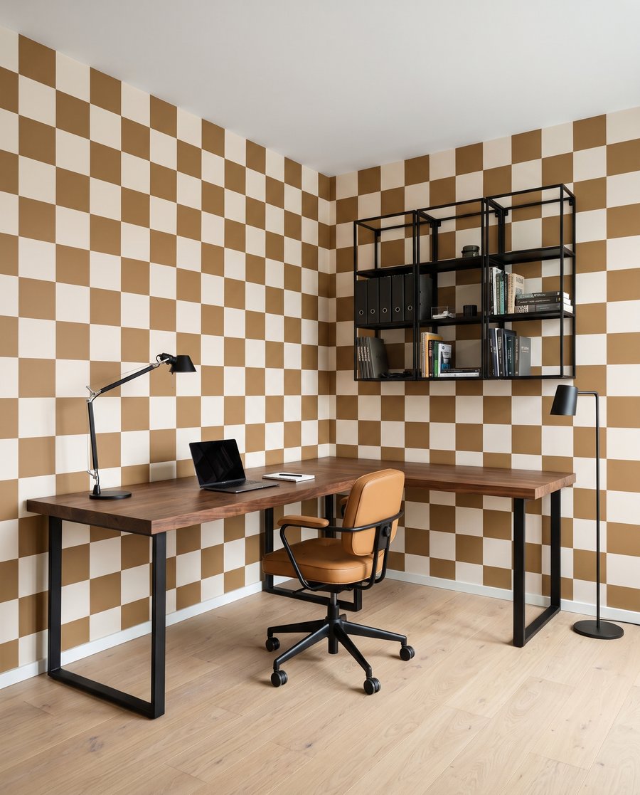 Damier contrasté — intérieur 6