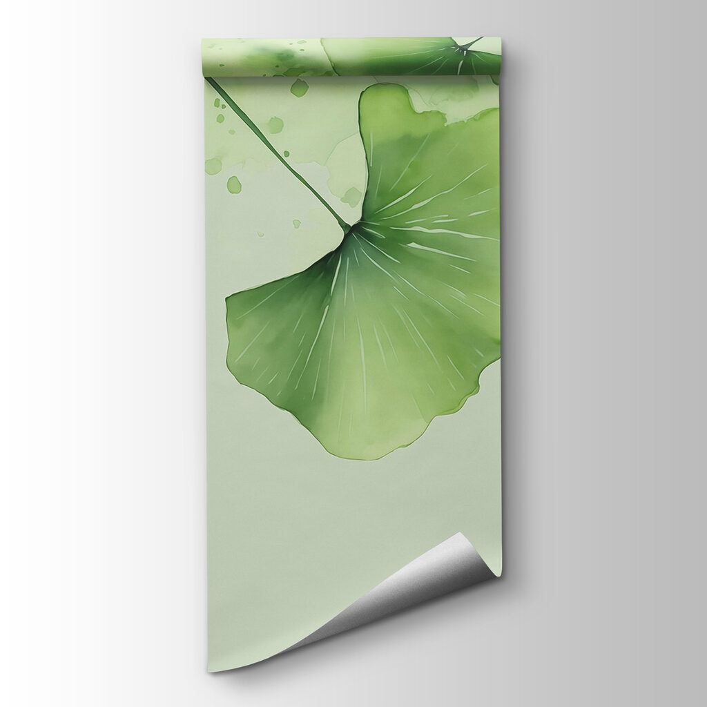 Feuilles vertes délicates — vue du produit