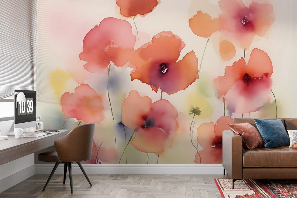 Fleurs sur fines tiges — intérieur 1
