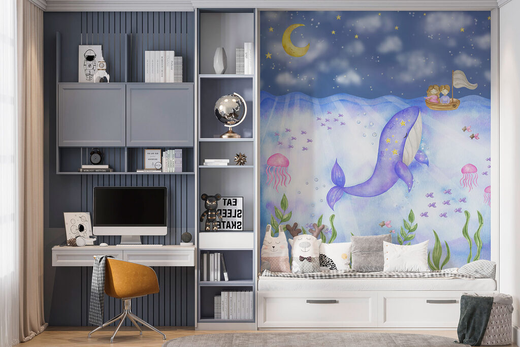 Baleine et méduses — intérieur 2