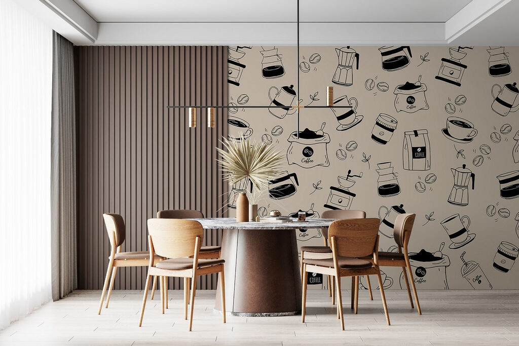 Petites cafetières dessinées — intérieur 2