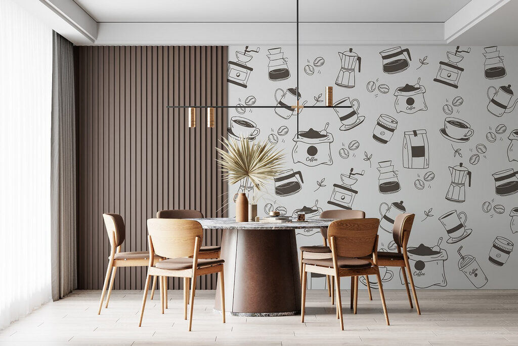 Petites cafetières dessinées — intérieur 2