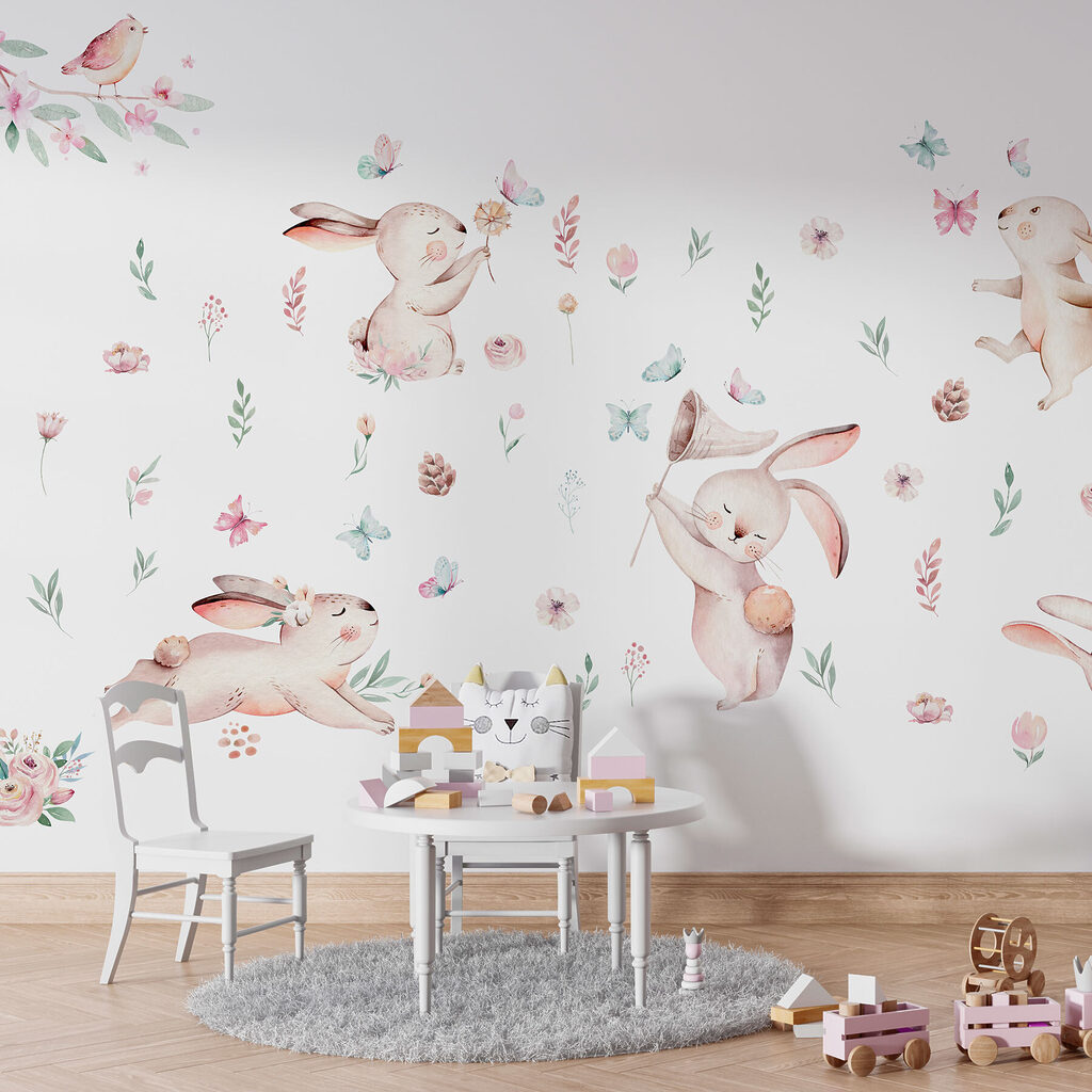 Lapins parmi les fleurettes — intérieur 2
