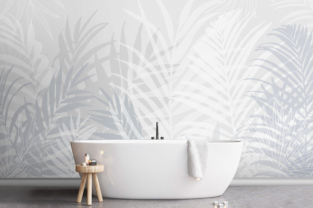 Palmes en ombres pâles — intérieur 1