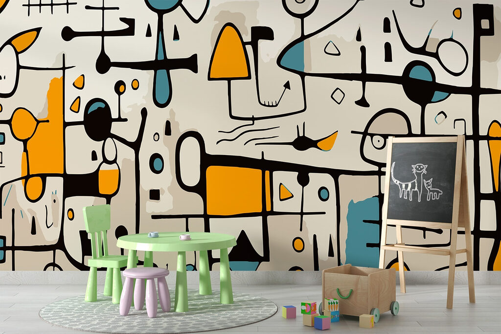 Yeux et formes graphiques — intérieur 1