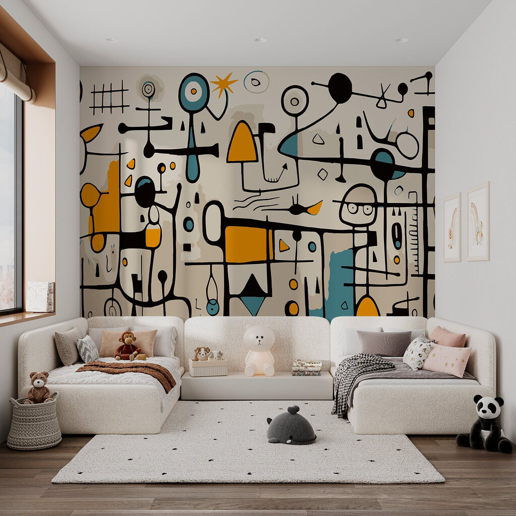 Yeux et formes graphiques — intérieur 3
