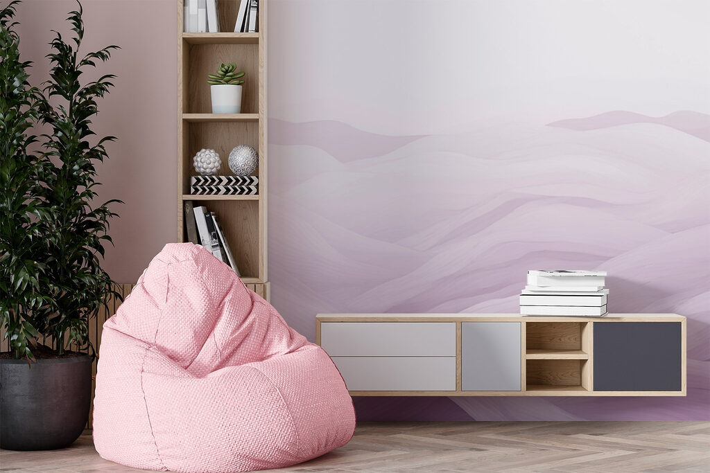 Vallons ondulés au pinceau — intérieur 3