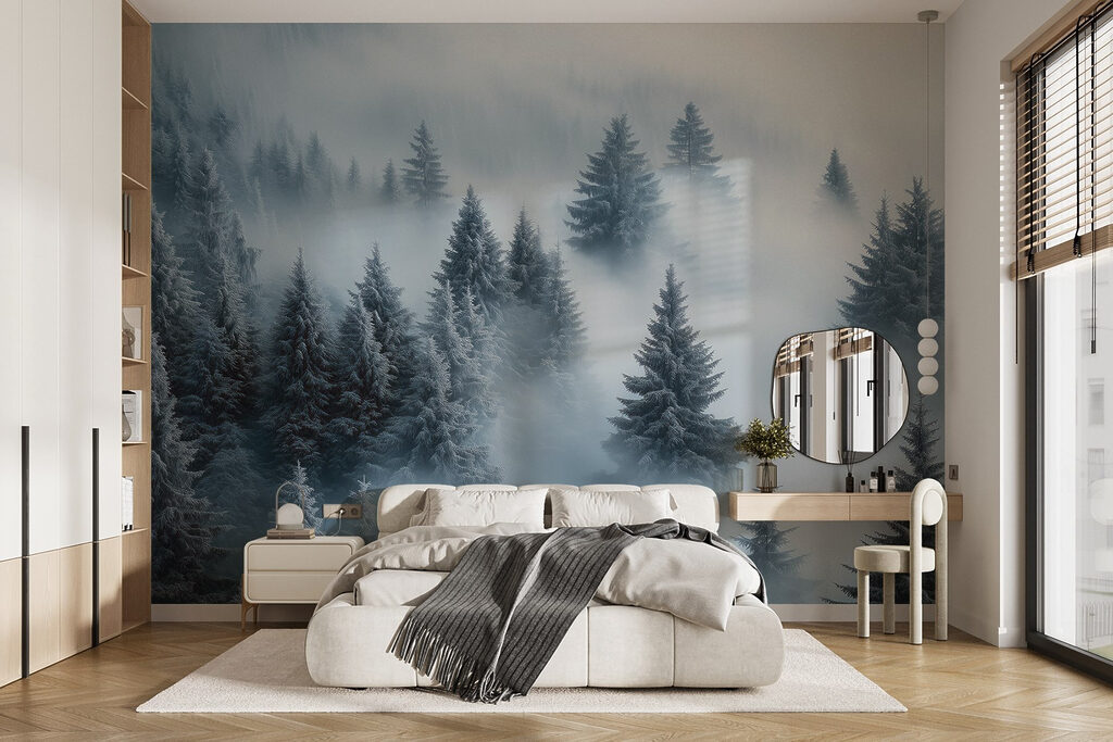 Sapins dans les nuages — intérieur 1