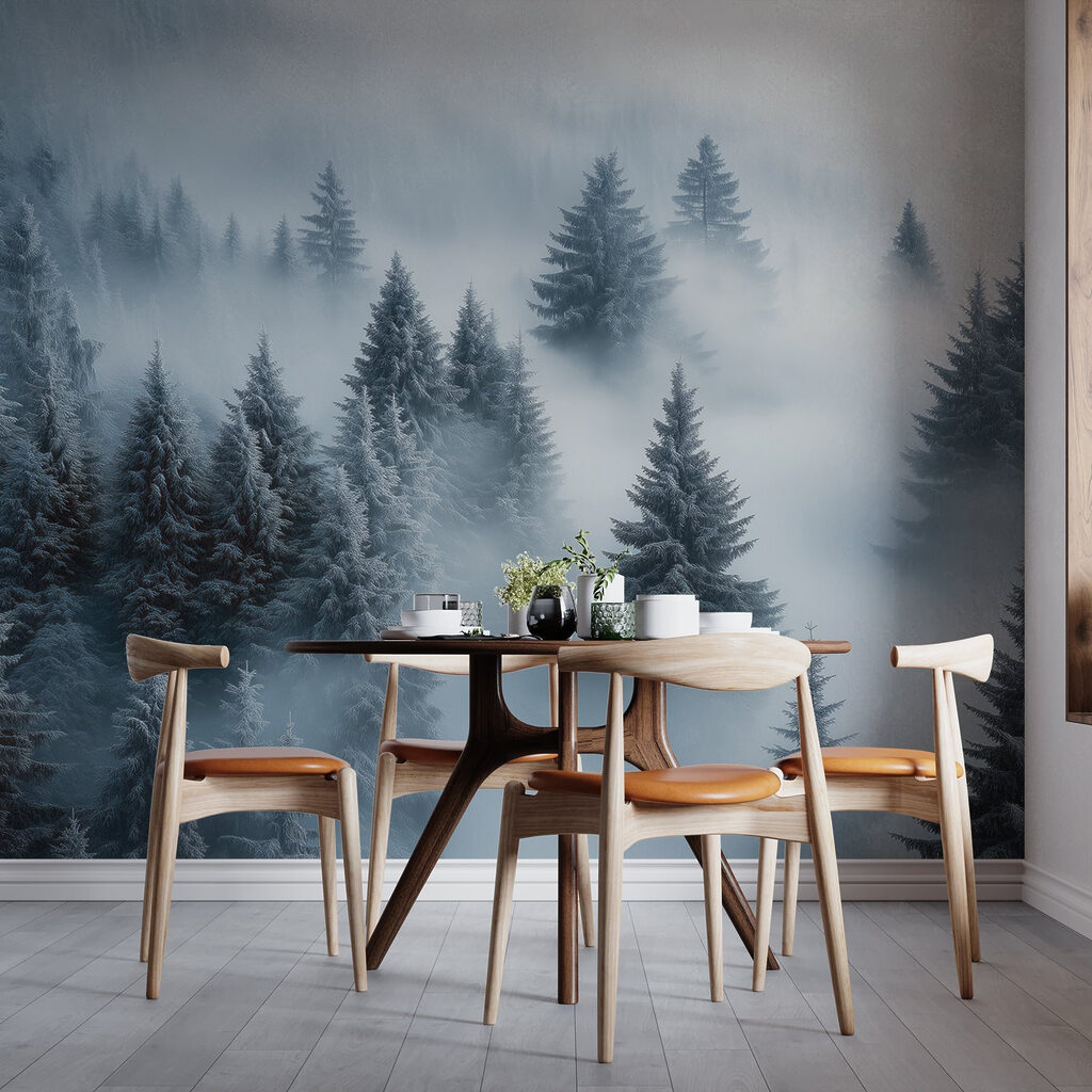 Sapins dans les nuages — intérieur 4