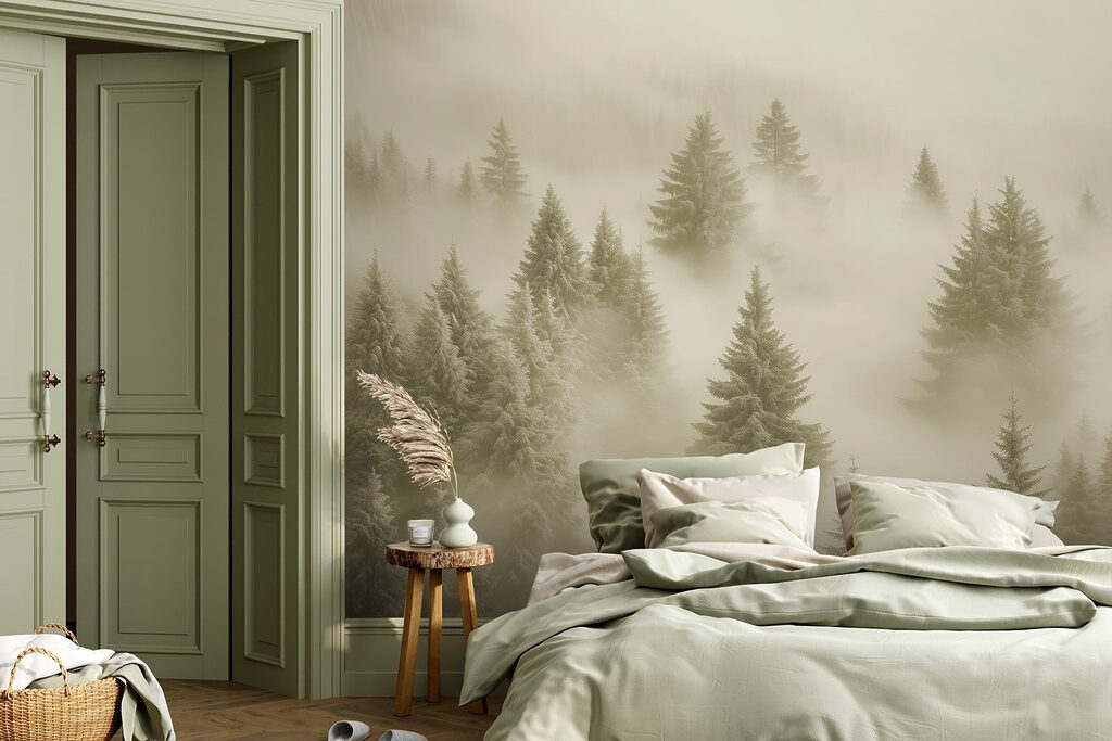 Sapins dans les nuages — intérieur 2