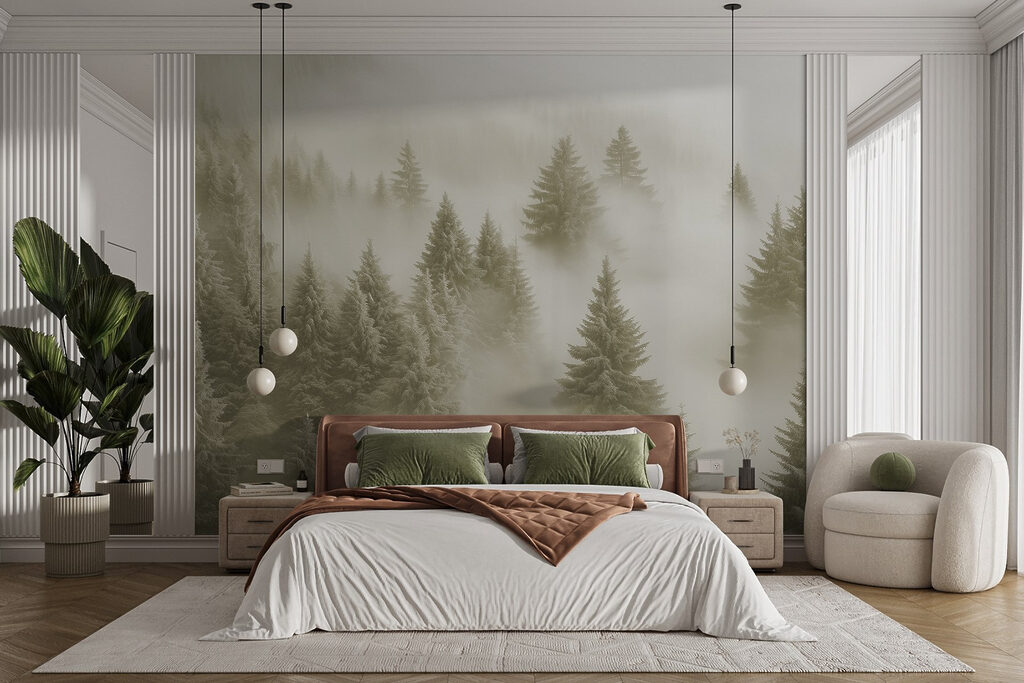 Sapins dans les nuages — intérieur 4