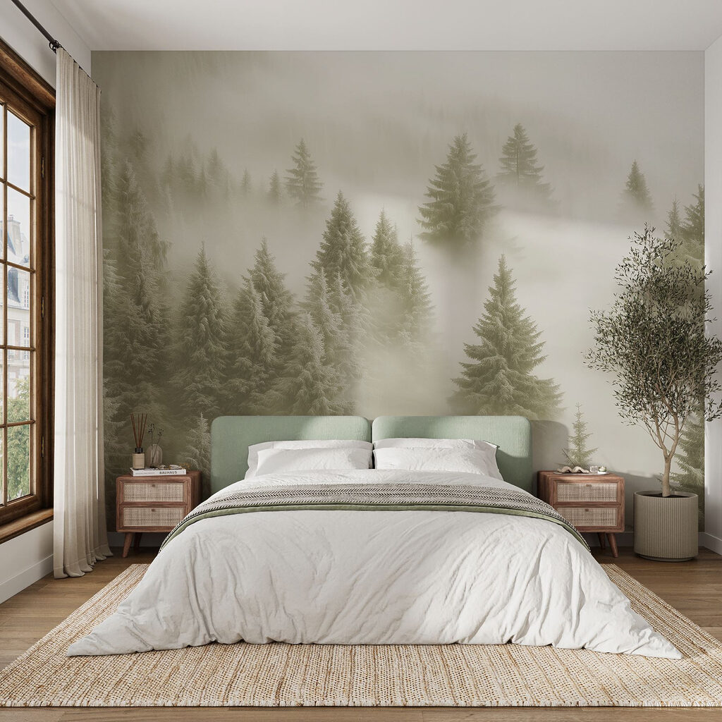Sapins dans les nuages — intérieur 5
