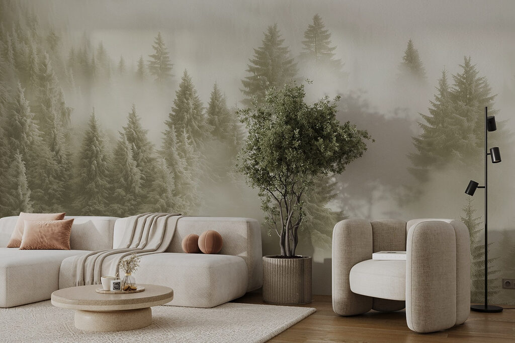 Sapins dans les nuages — intérieur 6