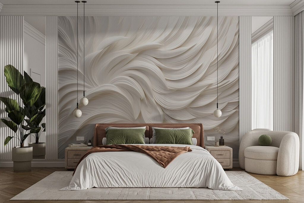 Feuillage en éventail — intérieur 1