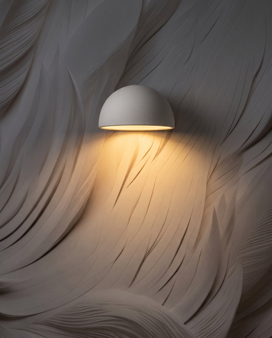Plumes blanches superposées — détail