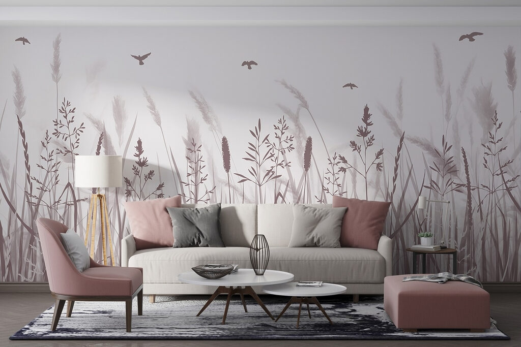 Oiseaux et hautes herbes — intérieur 2