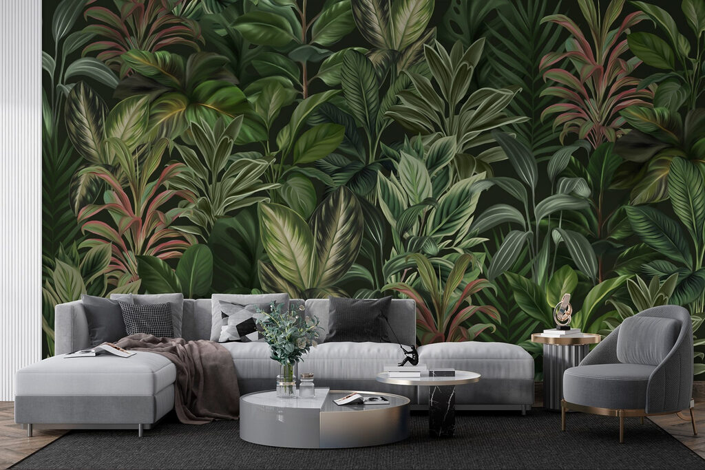 Jungle aux verts profonds — intérieur 2
