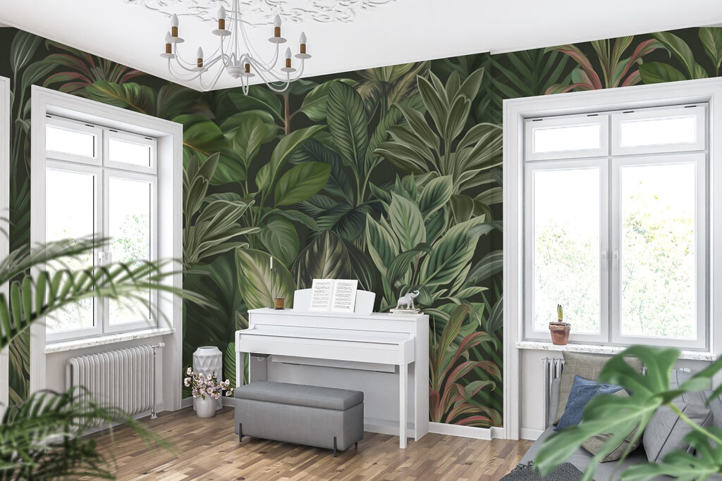 Jungle aux verts profonds — intérieur 3