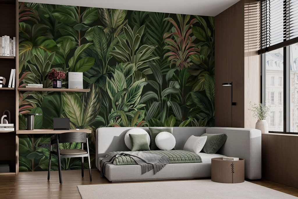 Jungle aux verts profonds — intérieur 4