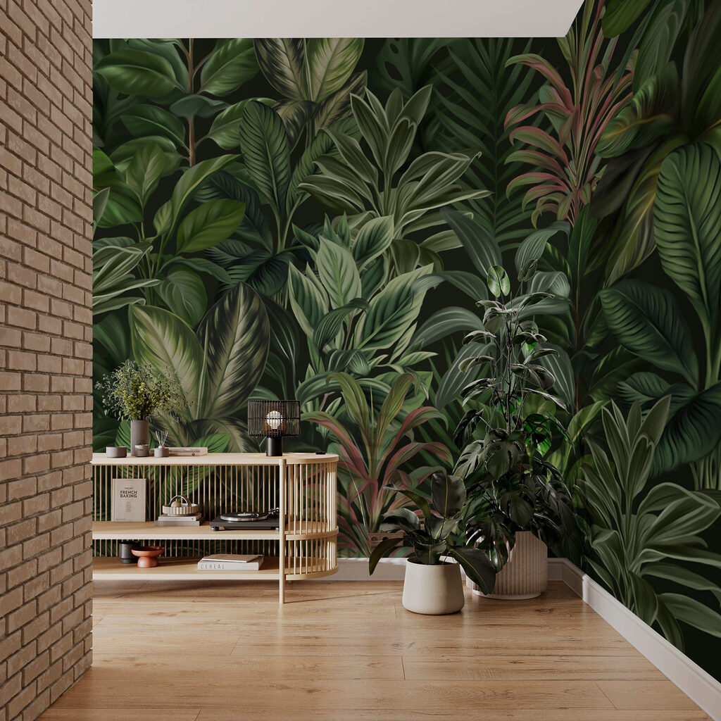 Jungle aux verts profonds — intérieur 5