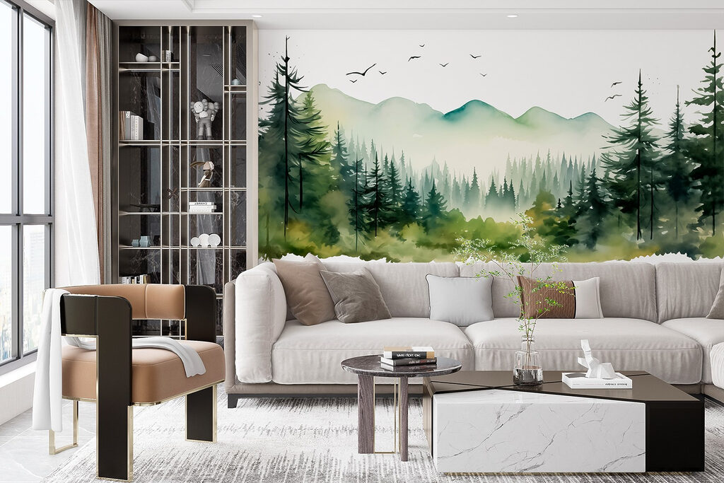 Envol au-dessus des sapins — intérieur 4