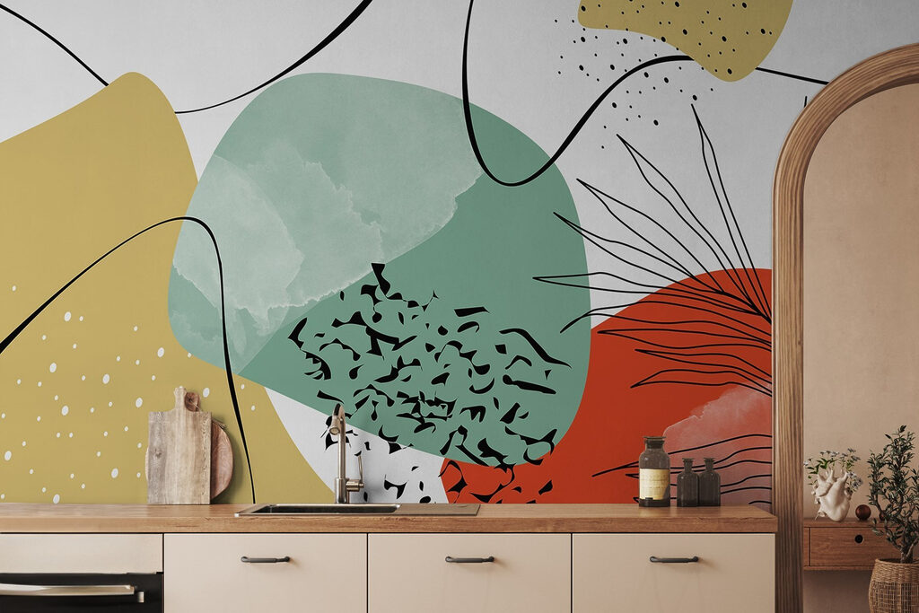 Couleurs et courbes noires — intérieur 2