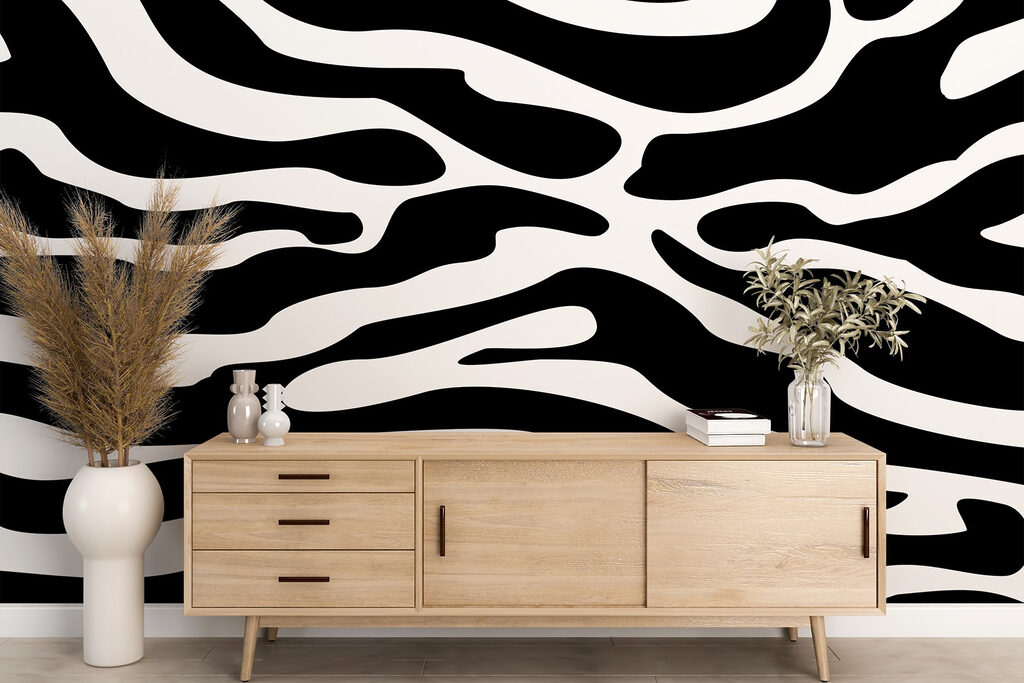 Zébrures noir et blanc — intérieur 2