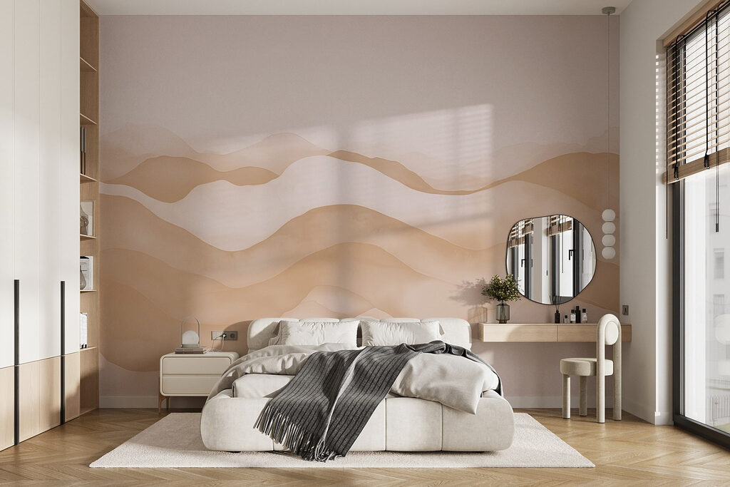 Vagues de dunes dans un intérieur