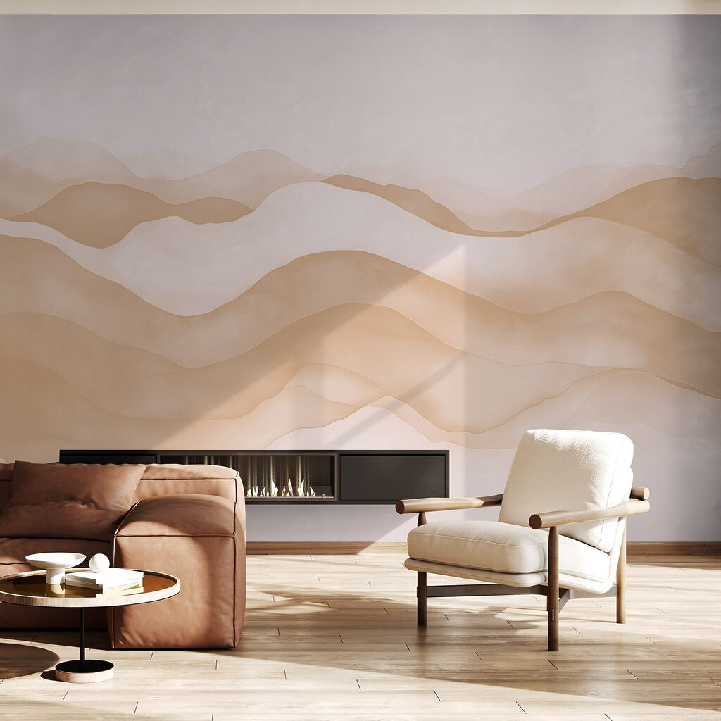 Vagues de dunes dans un intérieur