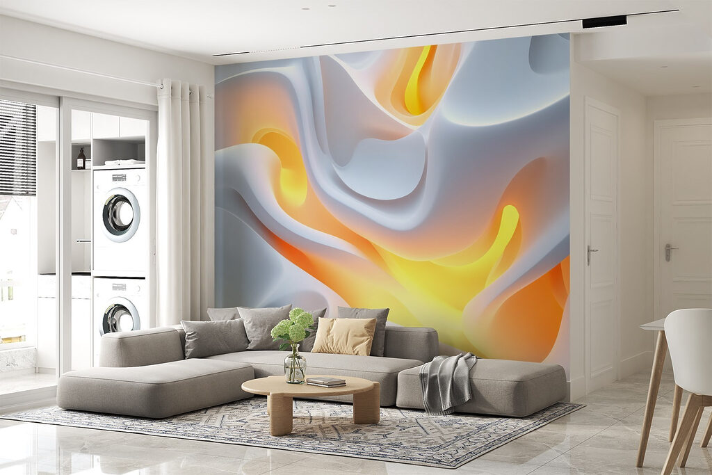 Vagues et lueur orangée — intérieur 5