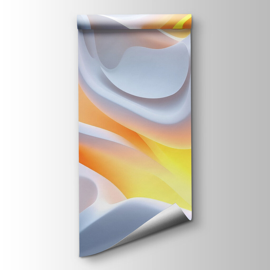 Vagues et lueur orangée — vue du produit