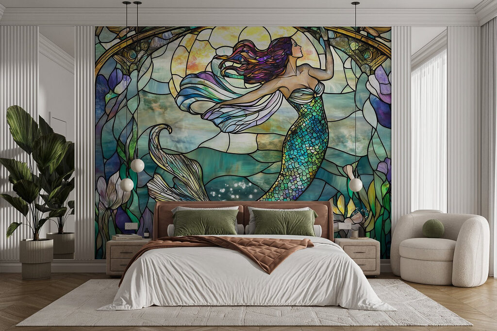 Sirène façon vitrail — intérieur 2