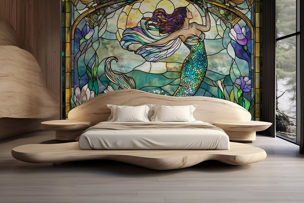 Sirène façon vitrail — intérieur 3