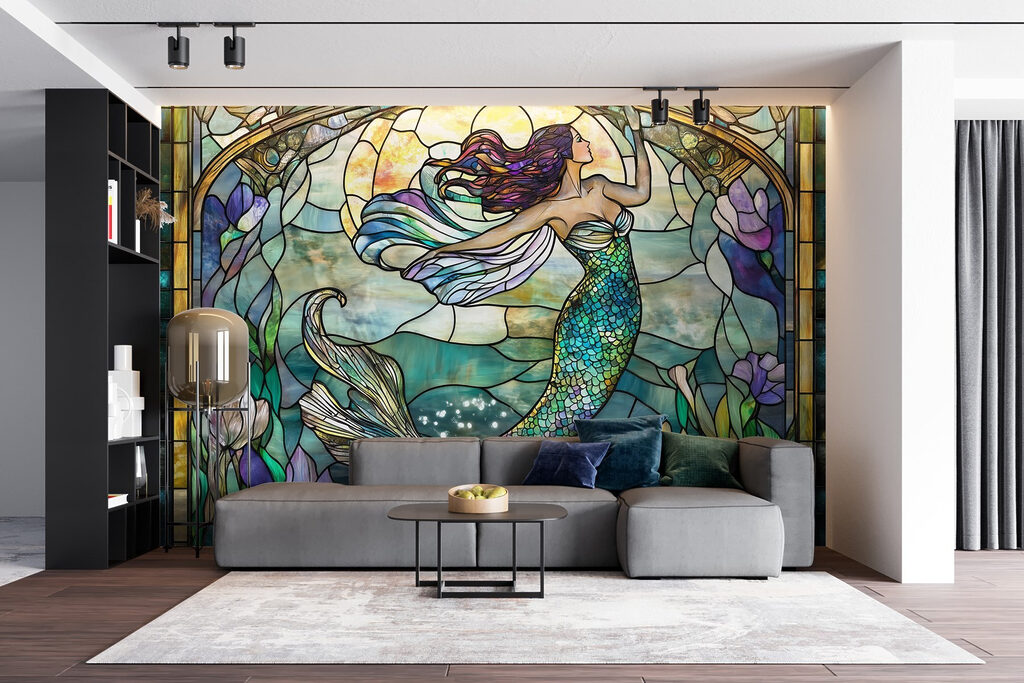 Sirène façon vitrail — intérieur 4