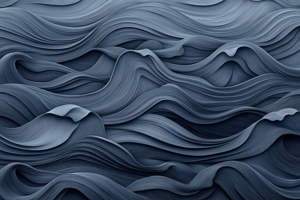 Strates en vagues — motif complet