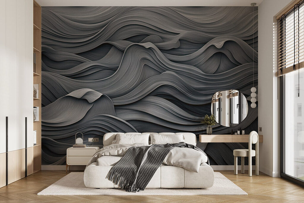 Strates en vagues dans un intérieur