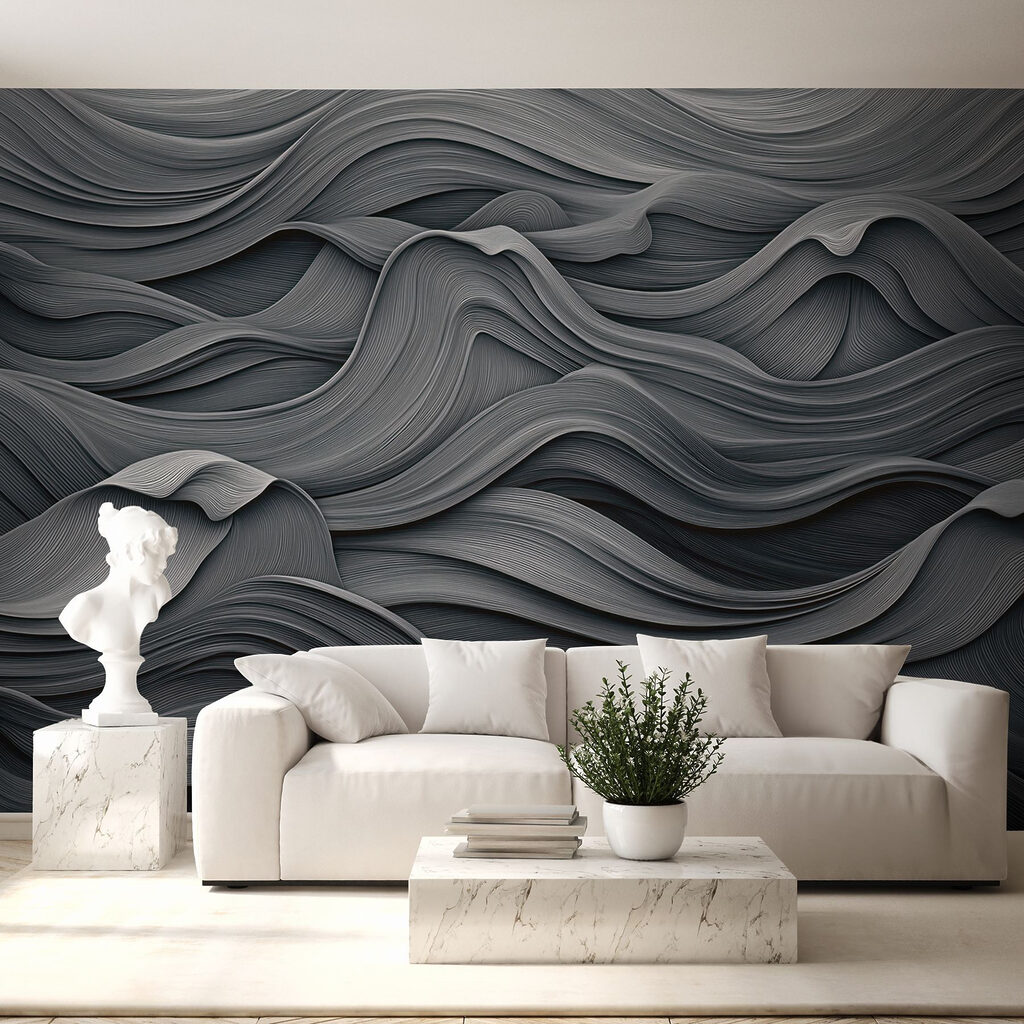 Strates en vagues dans un intérieur