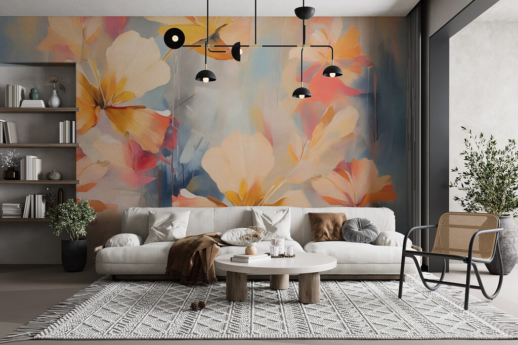 Fleurs aux couleurs fondues — intérieur 1