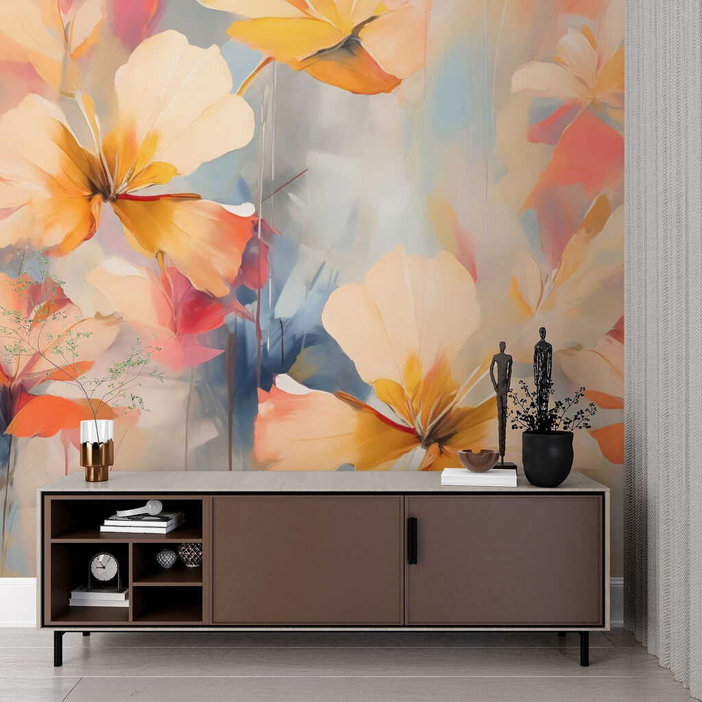 Fleurs aux couleurs fondues — intérieur 2