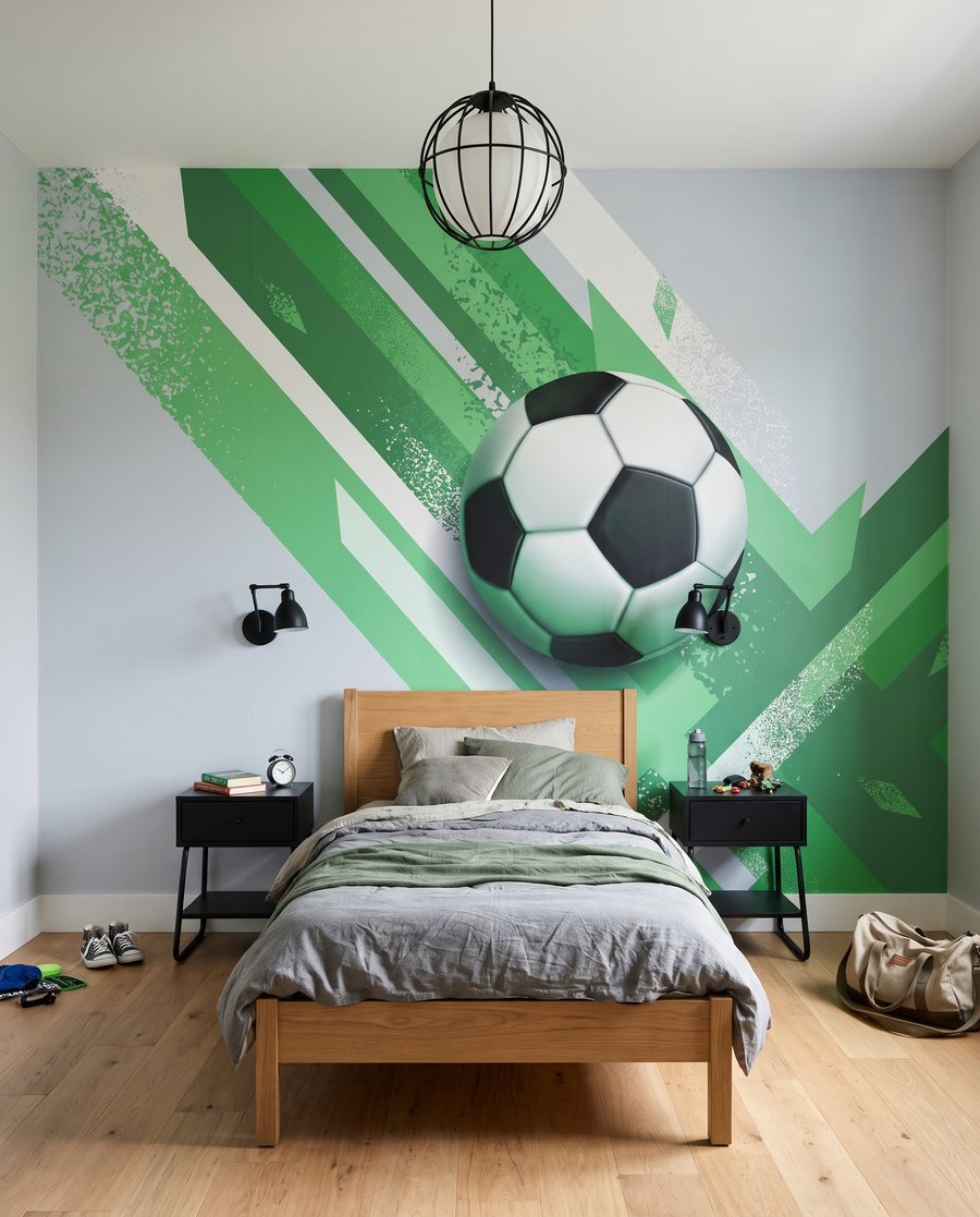 Ballon et bandes obliques — intérieur 2