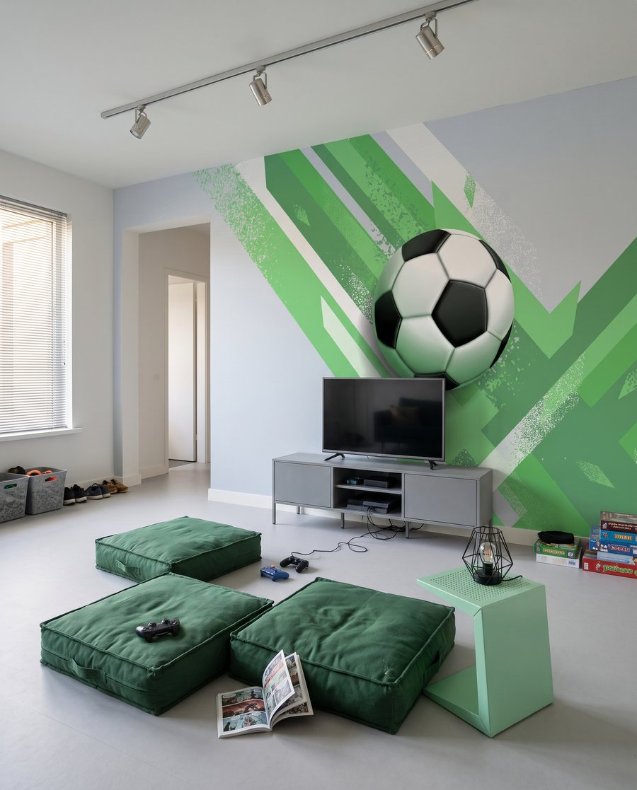 Ballon et bandes obliques — intérieur 3