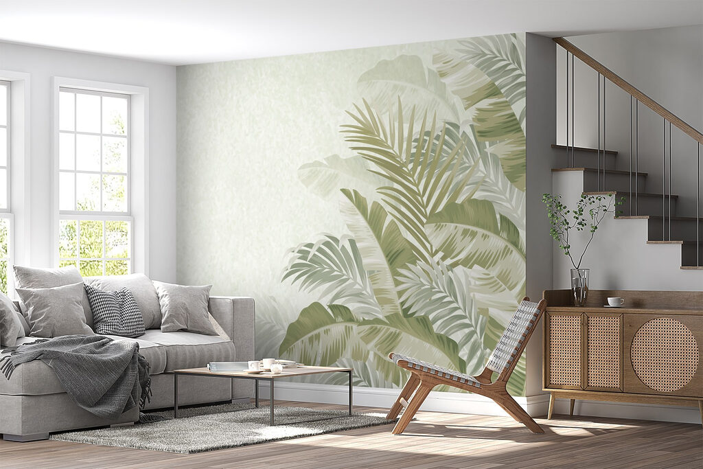 Feuillage tropical paisible — intérieur 1