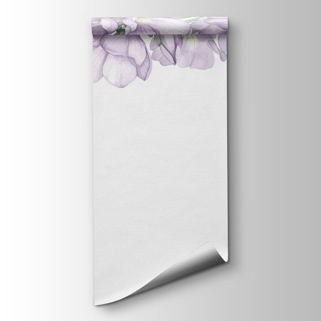 Fleurs violettes en cascade — vue du produit