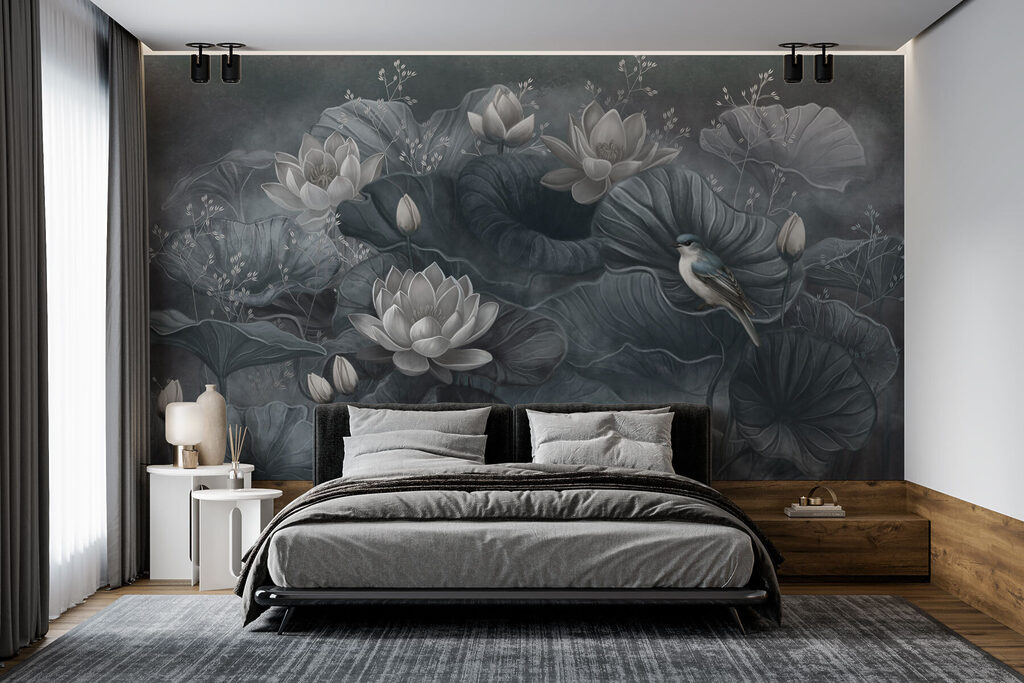 Fleurs d’étang nocturnes — intérieur 1