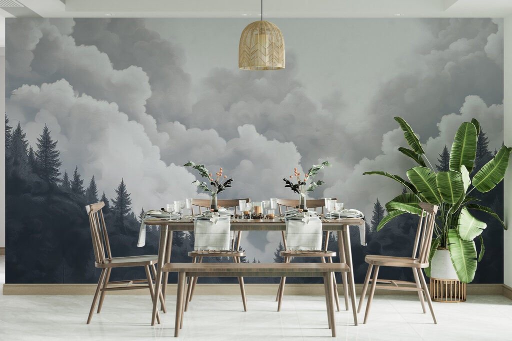 Pins sous les nuages — intérieur 4