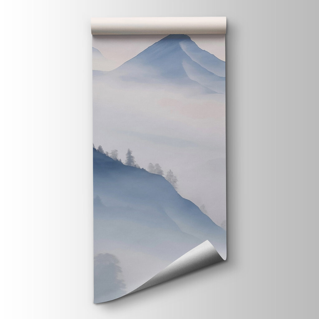 Montagnes au-dessus du brouillard — vue du produit